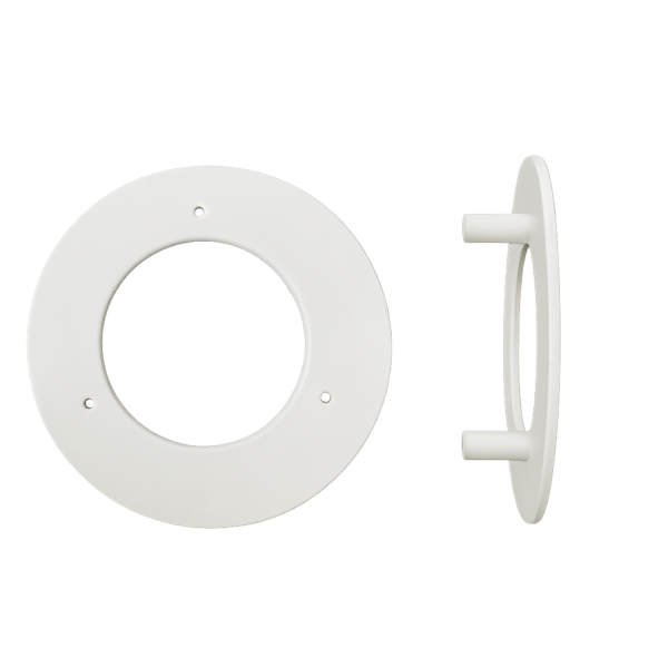 Universal White Epoxy Lamp Trim - Without Lamp