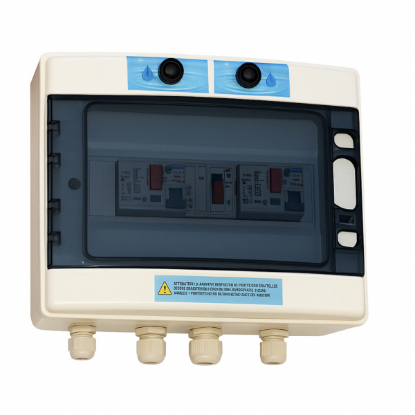 Electric Panel with Piezoelectric Control for 2 Pumps up to 2.00hp